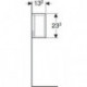 Geberit Regal iCon 450x233x132mm lava matt