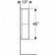 Geberit Regal iCon 450x467x132mm sandgrau hochglanz