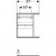 Geberit Seitenelement iCon 370x400x245mm weiß hochglanz