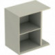 Geberit Seitenelement iCon 370x400x245mm sandgrau hochglanz