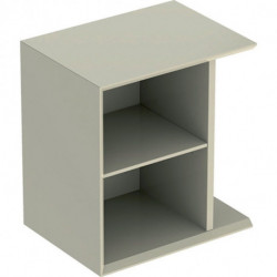 Geberit Seitenelement iCon 370x400x273mm sandgrau hochglanz