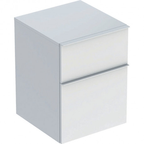 Geberit Seitenschrank iCon 450x600x476mm we hochglanz/Griff we matt