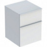 Geberit Seitenschrank iCon 450x600x476mm we hochglanz/Griff we matt