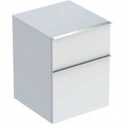 Geberit Seitenschrank iCon 450x600x476mm we hochglanz/Griff vc