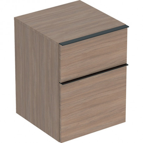Geberit Seitenschrank iCon 450x600x476mm Eiche/Griff lava matt