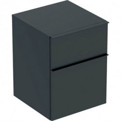 Geberit Seitenschrank iCon 450x600x476mm lava matt/Griff lava matt