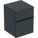 Geberit Seitenschrank iCon 450x600x476mm lava matt/Griff lava matt