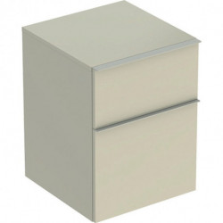 Geberit Seitenschrank iCon 450x600x476mm sandgrau hochglanz/Griff s