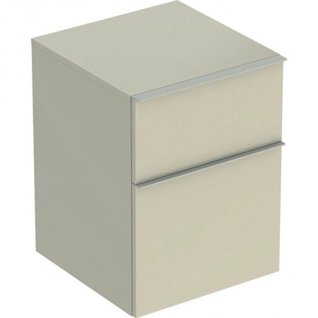 Geberit Seitenschrank iCon 450x600x476mm sandgrau hochglanz/Griff s