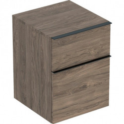 Geberit Seitenschrank iCon 450x600x476mm NB hickory/Griff lava matt