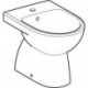 Geberit Standbidet RENOVA mit Überlauf. teilgeschlossen weiß