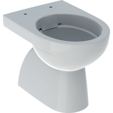 Geberit Stand-Tiefspül-WC RENOVA Ab vertikal teilgeschlossen Rimfree weiß