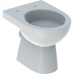 Geberit Stand-Tiefspül-WC RENOVA Abgang horizontal. teilgeschlossen weiß