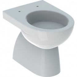 Geberit Stand-Tiefspül-WC RENOVA Abgang vertikal. teilgeschlossen weiß
