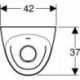 Geberit Urinal Tamina für UP-Steuerung