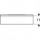 Geberit Wandablage iCon 450x55x130mm lava matt