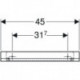 Geberit Wandablage iCon 450x55x130mm sandgrau matt