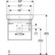 Geberit Waschtisch BAMBINI 595x563x483mm m WT-Unterschrank weiß