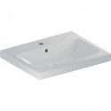 Geberit Waschtisch iCon Light mit Hahnloch mit Überlauf 600x480mm weiß