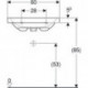 Geberit Waschtisch iCon Light o Hahnloch ohne Überlauf 600x480mm weiß