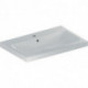 Geberit Waschtisch iCon Light mit Hahnloch mit Überlauf 750x480mm weiß