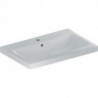 Geberit Waschtisch iCon Light mit Hahnloch mit Überlauf 750x480mm weiß