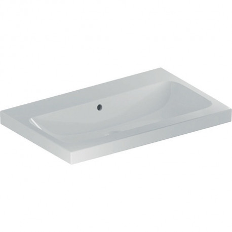 Geberit Waschtisch iCon Light o Hahnloch mit Überlauf 750x480mm weiß