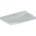 Geberit Waschtisch iCon Light m Hahnloch ohne Überlauf 750x480mm weiß