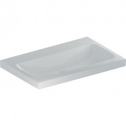 Geberit Waschtisch iCon Light o Hahnloch ohne Überlauf 750x480mm weiß