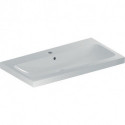 Geberit Waschtisch iCon Light mit Hahnloch mit Überlauf 900x480mm weiß