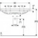 Geberit Waschtisch iCon Light mit Hahnloch mit Überlauf 900x480mm weiß