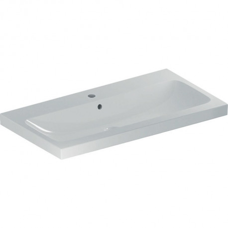 Geberit Waschtisch iCon Light m HL mit Überlauf 900x480mm weiß KT