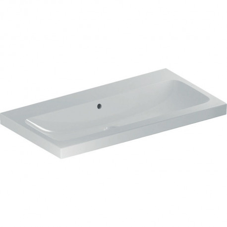 Geberit Waschtisch iCon Light o Hahnloch mit Überlauf 900x480mm weiß