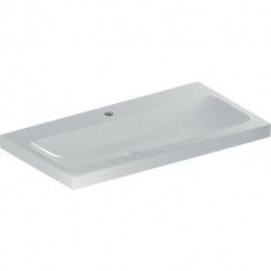 Geberit Waschtisch iCon Light m Hahnloch ohne Überlauf 900x480mm weiß