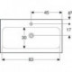 Geberit Waschtisch iCon Light m HL ohne Überlauf 900x480mm weiß KT