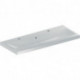 Geberit Waschtisch iCon Light 1200x480mm m 2 HL mit Überlauf weiß KT