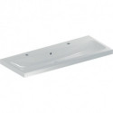 Geberit Waschtisch iCon Light 1200x480mm m 2 HL mit Überlauf weiß KT