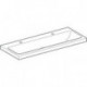 Geberit Waschtisch iCon Light 1200x480mm m 2 HL ohne Überlauf weiß