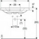 Geberit Waschtisch iCon Light 750x480mm m Abl. m HL m Überlauf weiß KT
