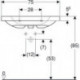 Geberit Waschtisch iCon Light 750x480mm m Abl. m HL ohne Überlauf weiß
