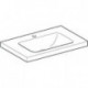 Geberit Waschtisch iCon Light 750x480mm m Abl. m HL o Überlauf weiß KT