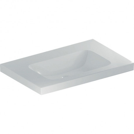 Geberit Waschtisch iCon Light 750x480mm m Abl. o HL o Überlauf weiß KT