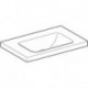 Geberit Waschtisch iCon Light 750x480mm m Abl. o HL o Überlauf weiß KT