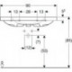 Geberit Waschtisch iCon Light 900x480mm m Abl. m HL mit Überlauf weiß
