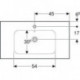 Geberit Waschtisch iCon Light 900x480mm m Abl. m HL m Überlauf weiß KT