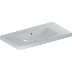 Geberit Waschtisch iCon Light 900x480mm m Abl. o HL mit Überlauf weiß
