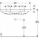 Geberit Waschtisch iCon Light 900x480mm m Abl. o HL m Überlauf weiß KT