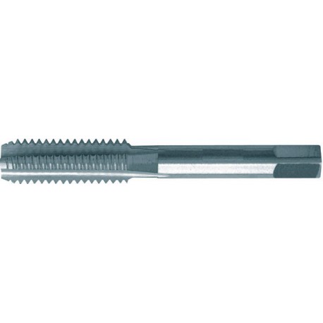 Taraud à main, filetage métrique, finisseur n°3, Filetage : M1,4, Pas 0,30 mm, Long. totale 32 mm, queue Ø 2,5 mm, Carré de la queue : 2,1 mm
