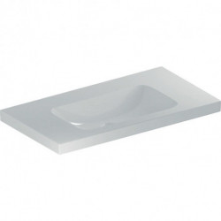 Geberit Waschtisch iCon Light 900x480mm m Abl. o HL o Überlauf weiß KT