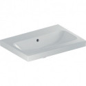 Geberit Waschtisch iCon Light 600x420mm verk. Ausldg o HL m ÜL weiß